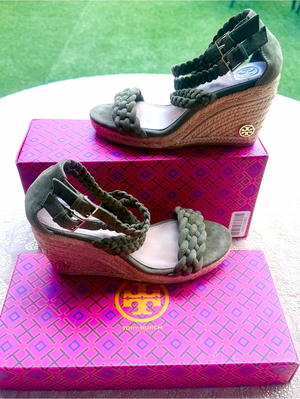 Tory Burch Bailey 90mm ankle strap espadrille